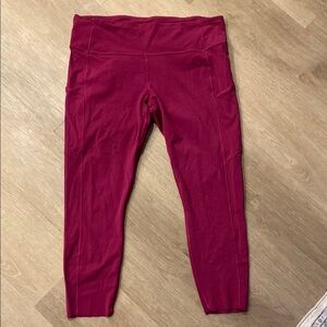 Lululemon pink leggings
